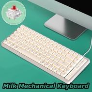 RYRA Keyboard Mekanikal 85 tombol berkabel, Keyboard optikal sumbu