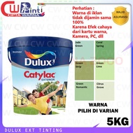 Dulux Catylac Tinting Cat Tembok Dinding Exterior Hijau Green 5 Kg