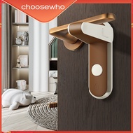 【Choo】2pcs/set Strong Adhesion Safety Lock For Home Office Door Handle Door Handle Safety Lock Handle Lock