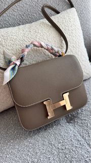 Hermès mini Constance 大象灰