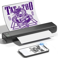 Phomemo M08F Wireless Tattoo Stencil Printer, Tattoo Printer Machine with 10Pcs Transfer Paper, Ther