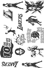 Temporary Tattoo,Kobe Basketball,Tattoo Stickers,Real Tattoo Look,Resilience,Lasts 1-2 Weeks,Water-R