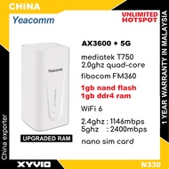 Yeacomm / FourFaith 5G Modified Bypass Mod Modem 2.0Ghz Quad-Core (1GB Flash+1GB RAM) AX3600 WiFI6 Build in Fan NR330 Mediatek T750+Fibocomm FM360 5G Modem