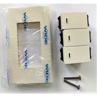 Panasonic Wide Series 3 Gang - 1 Way Switch