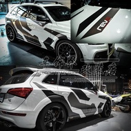 car sticker FOR Audi Q3 Q5 Q7 modified custom sports racing Vinyl Decals Accessories
