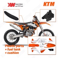 XW RACING Motorcycle Body Plastic Full Set Cushion Oil Tank Fairing Fender Shrouds Radiator Panels N
