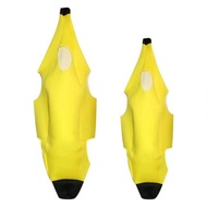 Xie Cute Banana Costume for Kids and Adults Banana Fruit Costume Halloween Party