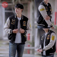 THICK VARSITY BASEBALL JACKET - KOREAN VARSITY JACKET - MLB & NBA VARSITY BASEBALL JACKET - VINTAGE 