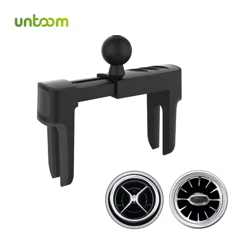 Untoom Car Round Air Vent Clip Mount Universal 17mm Ball Head for Gravity Car Phone Holder Magnetic 