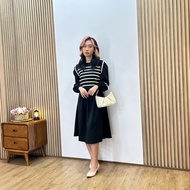 [ MONAIC ] Irene Dress Korean Wanita/ Korean Dress Wanita