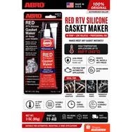 🇺🇸 ABRO RTV Silicone Gasket Maker 85g Made In USA | High Temperature Engine Sealant | Red / Black | 