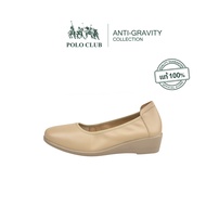 POLO CLUB รองเท้าหนัง รุ่น AG-1936 สีนู้ด | รองเท้าคัดชูผู้หญิง