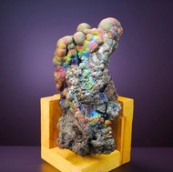 頂級大佛珠力泥活石(彩虹色)  招財 升運 冥想 改善氣場