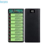 LACYES Battery Storage Boxes DIY Micro USB 8x18650 Battery Charger Box Battery Box Dual USB Ports  C