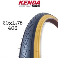Kenda Outer Tire 20 x 1.75 406 Gumwall 20 pure 20x1.75