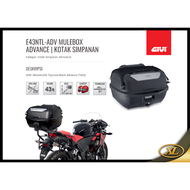 GIVI BOX E43NTL-ADV TOPCASE BLACK ADVANCE