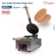 Fresco Thin Waffle Machine Single Gas