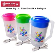 Kb - Lion Star K-3 Water Jug 2.1 L+Strainer/Electric Water Kettle Teapot/Eskan Water Jug