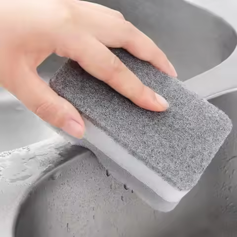 Kitchen Cleaning Sponges Double-sided Kitchen Sponge Wipes Pan Pot Dishwashing Scouring Pads Brush C