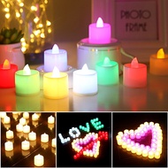 Flameless LED light Tea Candles Wedding Light Romantic Candles Lights for Birthday Party Fairy Christmas Decor Lamp