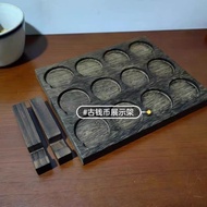 ❣️Coin Display Stand Ancient Coin Silver Dollar Copper Grade Coin Storage Live Display Solid Wood St