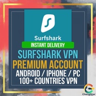 [ORI] Surf shark VPN Premium Account - PC / Mobile | Surfshark VPN Privacy Secure