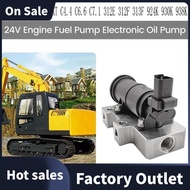 24V Fuel Transfer Pump 446-5409 4465409 Compatible for Caterpillar CAT C4.4 C6.6 C7.1 312E 312F 313F