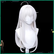Anime Wandering Witch: The Journey Of Elaina Elaina Cosplay Wig 70cm Long Silver White Heat Resistan