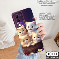HP Latest OPPO A5i PRO 4G 2025 Case - OPPO A5i PRO 4G 2025 Softcase - Cat Fashion Case - OPPO A5i PR