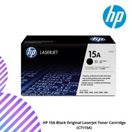 HP 15A Black Original LaserJet Toner Cartridge (C7115A)