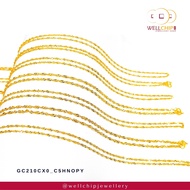 Rantai Emas 916 | 916 Gold Chain | Emas 916 | Kedai Emas WELL CHIP