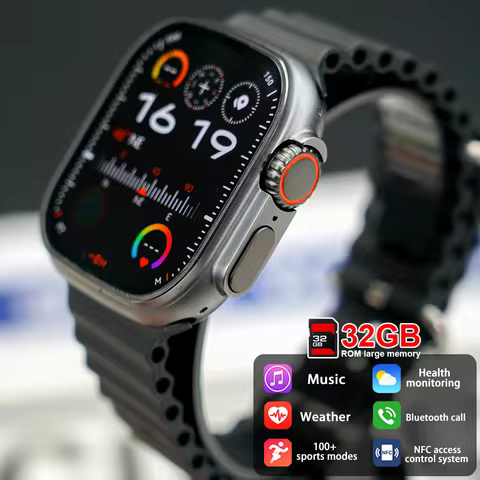 2025 New Original Watches DT Ultra 3 Pro Smart Watch Men Google Map NFC GPS Tracker HD BT Call IP68 