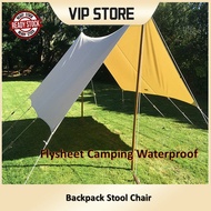 VIP 3x5M & 4x4.43M & 3x3M meter Flysheet Camping Waterproof Large Awning Tarp for Tent/ Vehicle Cano