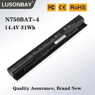 LUSONBAY N750BAT-4 6 Laptop Battery For Clevo N750BU N751BU N750WU N750S Series 87-N750S-31C00 6-87-