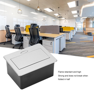 【WVH】-1 Set 2 Outlets -Up Floor Electrical Outlet Embedded Socket for Office US Plug