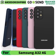 Case Samsung A32 4G Casing Softcase Custom Solid Colored Liquid Matte