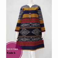 dress wanita tunik tenun etnik wastra nusantara