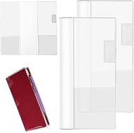 3pcs Clear Protective Cover for Hobonichi Weeks 2026, 8.15x7.72in/20.7x19.6cm PVC Weekly Planner Tra