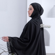 Bergo Umroh Haji Dagu Malaysia Bahan Katun Premium Bersaku Anti Copet Jumbo