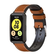 [HOT JUXXKWIHGWH 514] สำหรับ Huawei Watch FIT หนังอุปกรณ์เสริมสายรัดข้อมือสำหรับ Huawei Smart Watch Fit ใหม่ Correa Replacement