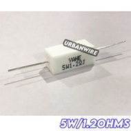 【LOCAL STOCK】Ceramic Cement Resistor 5W/1.2Ω Heavy Duty