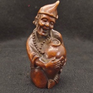 Antique Antique Play Collection Drunk Monk Jigong Living Buddha Dragon Arhat Buddha Statue Imitation