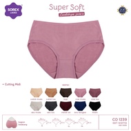 [ 6pc ] CD Sorex 1239 | Sorex Basic Super Soft 1239 Cutting Midi Panties