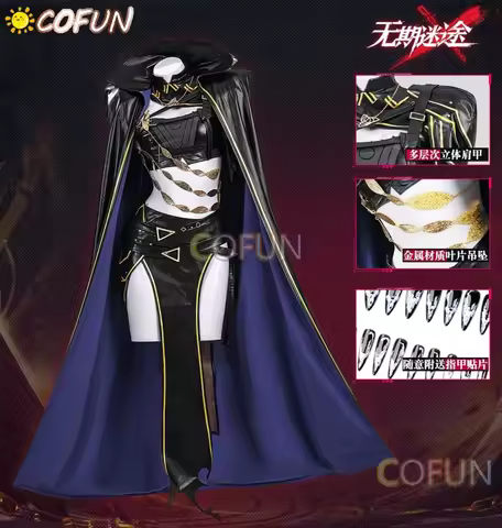 COFUN Path to Nowhere Synex Cosplay Costume Cos Game Anime Party Uniform Hallowen Play Role Clothes 