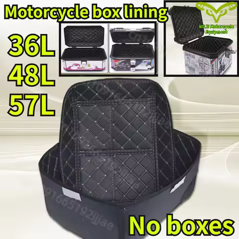 Universal Square Box Motorcycle Trunk Liner Universal Electric Vehicle Tailbox Detachable Cushion In