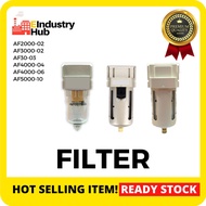 Swish SMC Type Compressor Air Filter Water Separator Water Trap Filter (AF2000-02 AF30-03 AF4000-04 