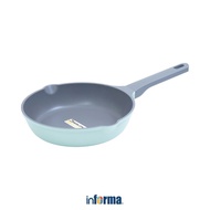 HIJAU Informa Cooking Color 24 cm Ziva Lightweight Frying Pan - Green Frypan Pan Teflon Cooking Fryi
