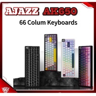 Ajazz AK650 Wired RGB 65% Layout Gasket Mount Knob Hotswap Mechanical Keyboard