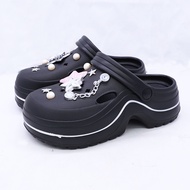 FENTINA Sandal Kodok Wanita Kekinian Sandal Jelly Wanita Wedges Sandal Baim Korean Style Anti-selip