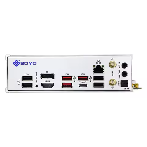 SOYO B850M WiFi AMD AM5 Mini-ITX Motherboard Supports AMD Ryzen 9000/8000/7000 Series Processor DDR5